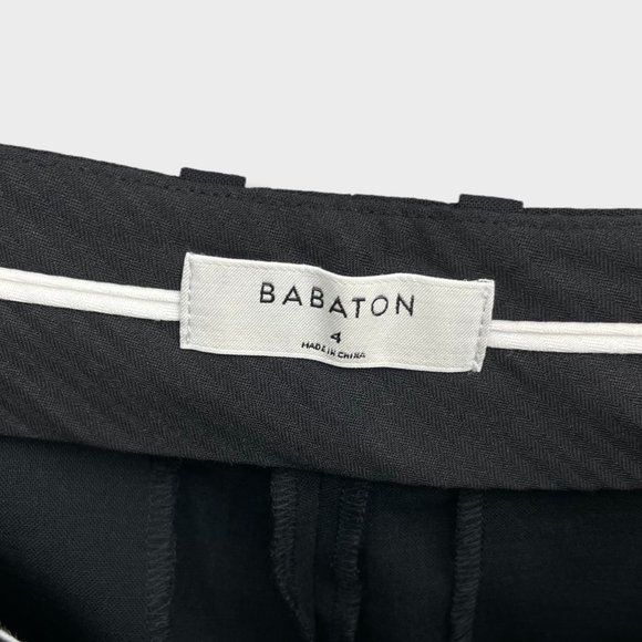 Aritizia Babaton Black Tyson Wool Dress Pants - Picture 3 of 7